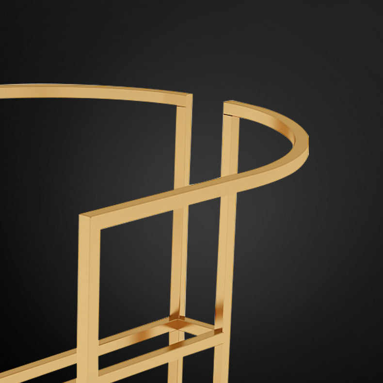 Glam Sintered Stone Dining Table Set with Round Top Pedestal Base Dining Furniture for Home Use