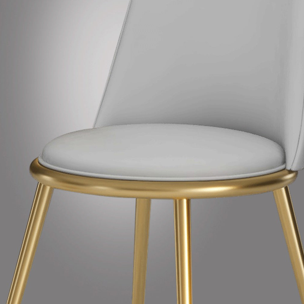 Nordic Sintered Stone Dining Room Set Standard Height with Double Pedestal Base Dining Set