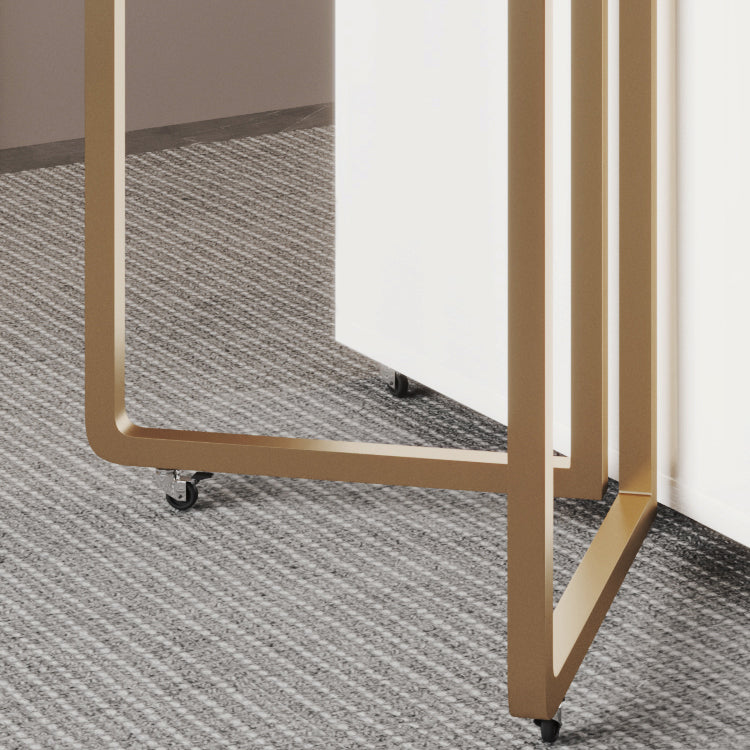 Rectangle Contemporary Sintered Stone Dining Room Set Foldable Dining Furniture for Restaurant