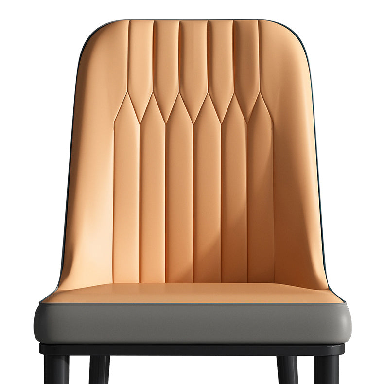 Rectangle Modern DiningRoomTableSet Sintered Stone Top DiningSet with Metallic 4 Legs Base