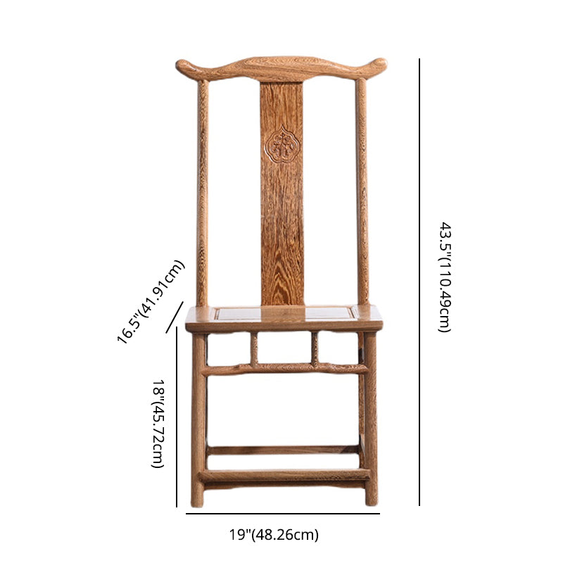 Juego de comedor de madera maciza de estilo tradicional con mesa fija de nogal y 4 patas base para uso en el hogar