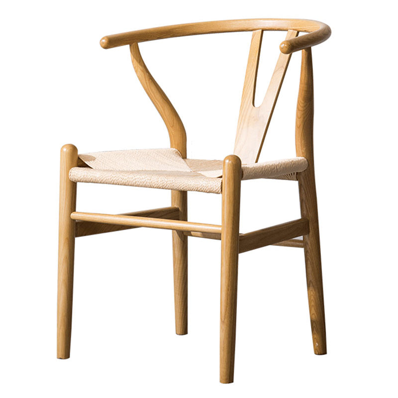 Contemporary Solid Wood Standard Dining Set Rectangle Kitchen Dining Set with 4 Legs Base