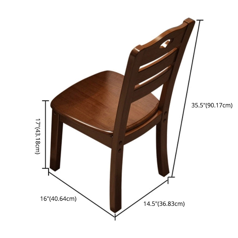 Traditional Standard Solid Wood Top Dining Room Set of Rectangle Shape for Kitchen Table Set