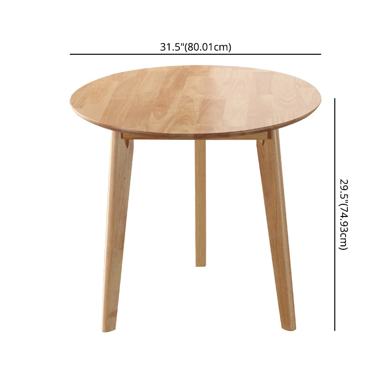Modern Solid Wood Dining Room Set with Round Table Dining Table Furniture