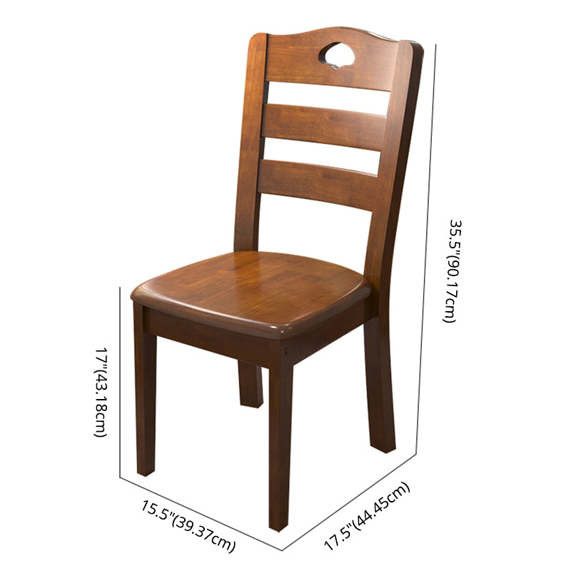 Traditional Standard Height Solid Wood Dining Table Rectangle Dining Room Set For Home