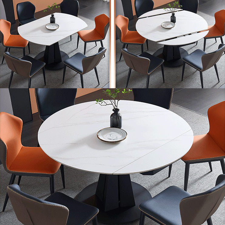 Moderno de comedor plegable de cocina Conjunto de muebles de comedor redondo para comedor formal