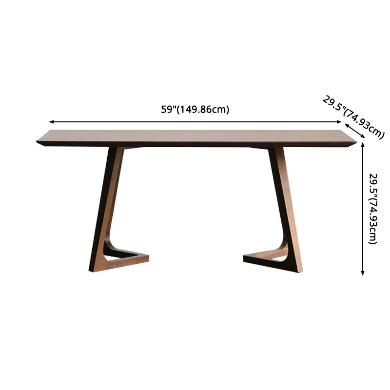 Modern Style Solid Wood Top Dining Table Sets Rectangle Table Dining Table Furniture for Home