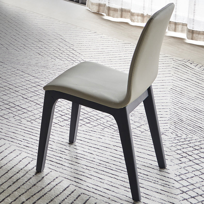 Contemporary Sintered Stone Dining Room Set Rectangle Dining Set with Built-in Storage Layer