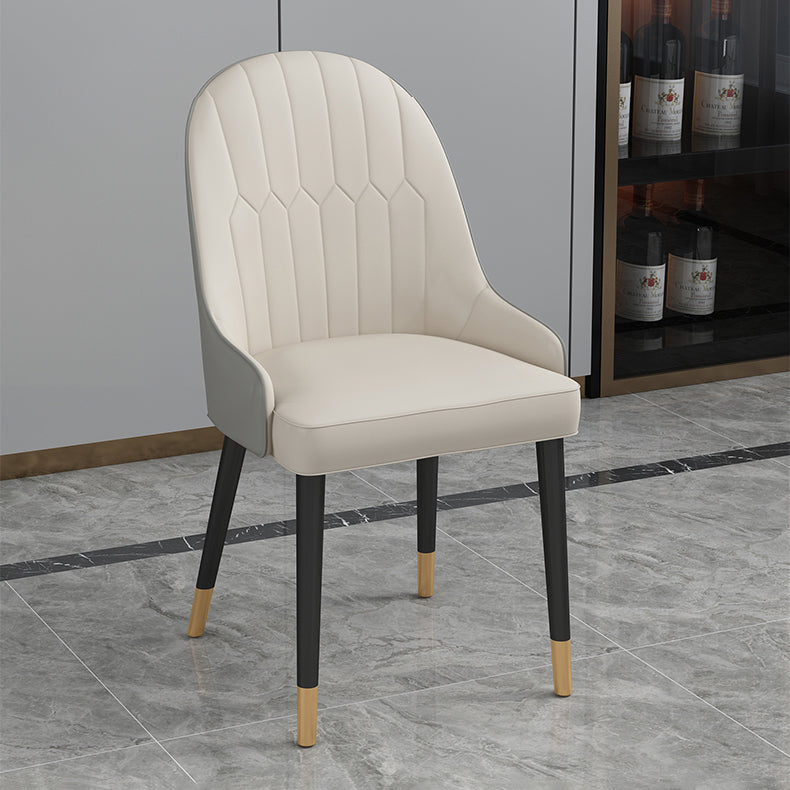 Rectangle Contemporary Style Dining Room Set Sintered Stone Dining Furniture Set with 4 Legs Table