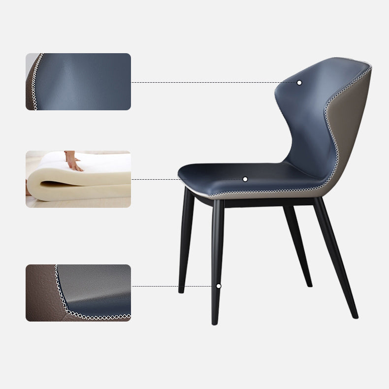 Mesa de comedor de piedra sinterizada de estilo contemporáneo con mesa fija blanca y base de 4 patas