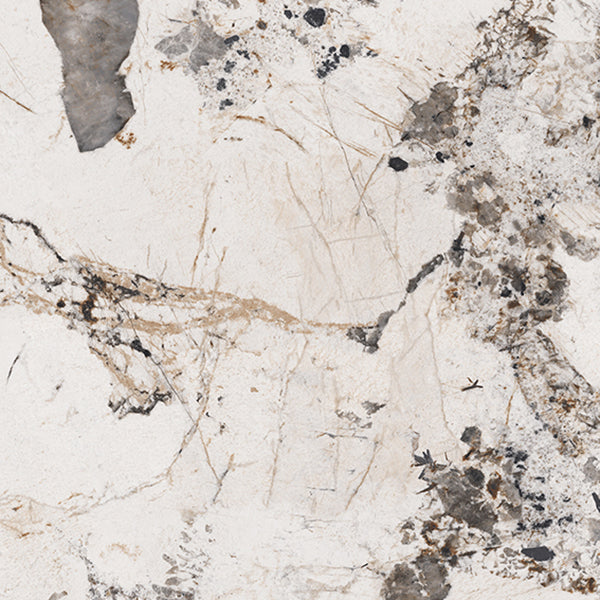 Dining Room Set Contemporary with Sintered Stone Dining Table and Cushion Chairs