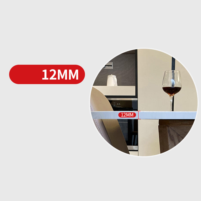 Minimalist Style Table Set with Sintered Stone Table and Upholstered Chairs