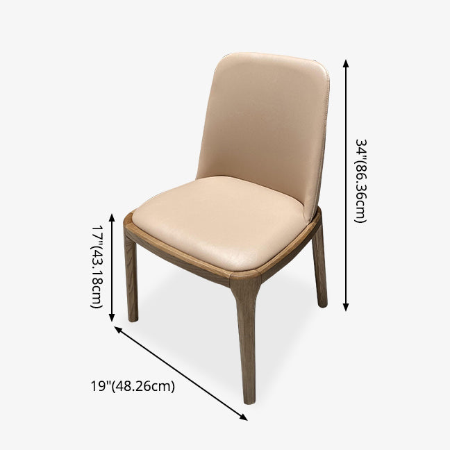Minimalist Style Table Set with Sintered Stone Table and Upholstered Chairs
