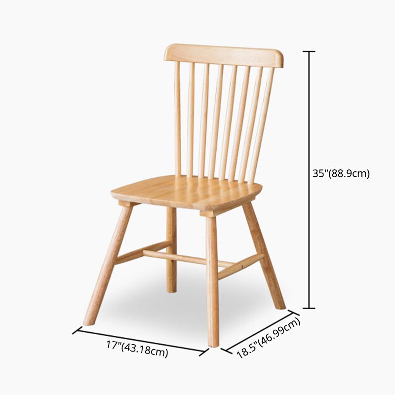 Minimalist Style Solid Wood Dining Table Set of Rectangle Shape Formal Dinette Set