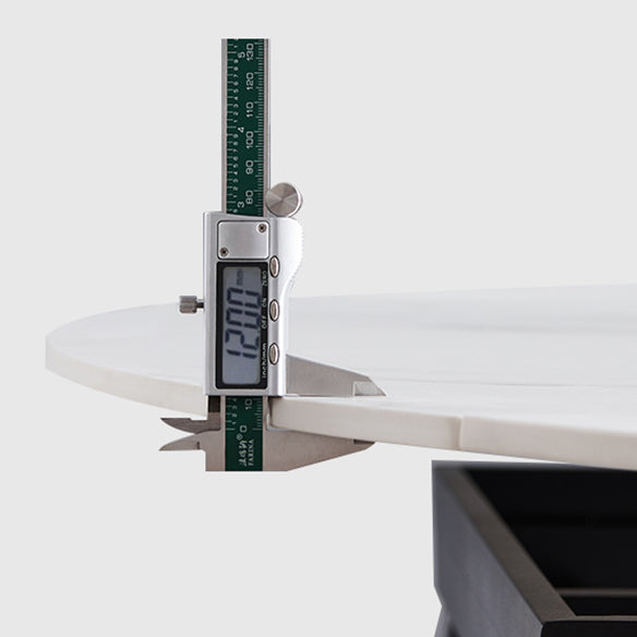 Modern Kitchen Sintered Stone Furniture of  Standard Height Space-Saving Dining Room Table Set