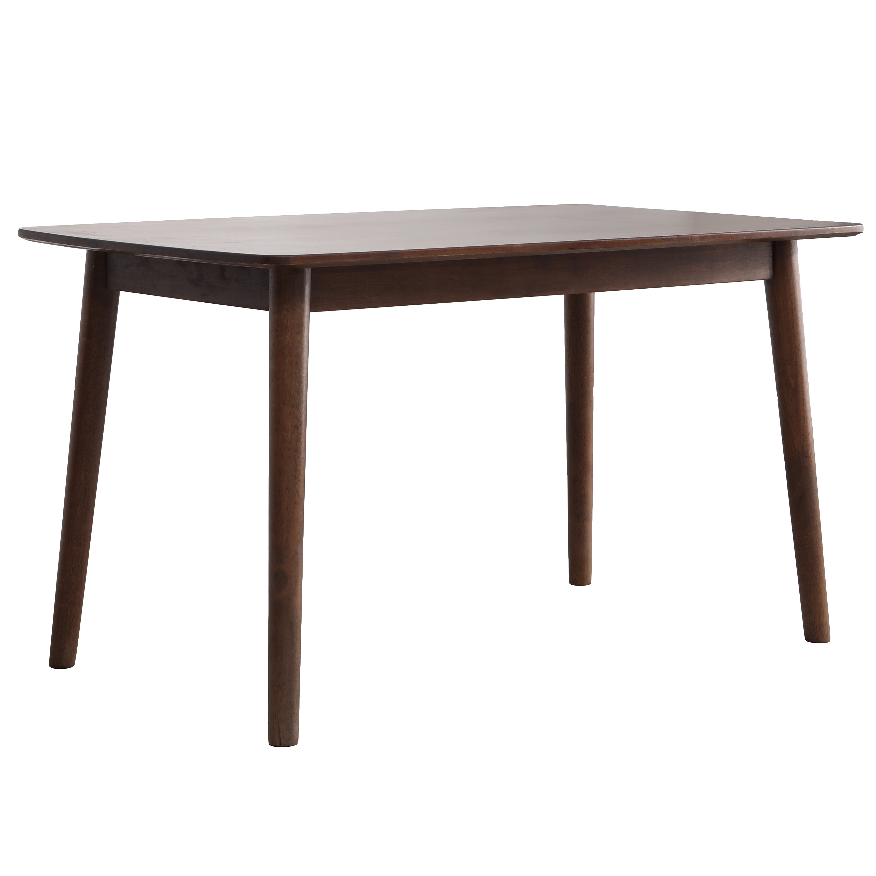 Contemporary Solid Wood Rectangle Shape Dining Furniture 4 Wood Legs Formal for Dining Furniture