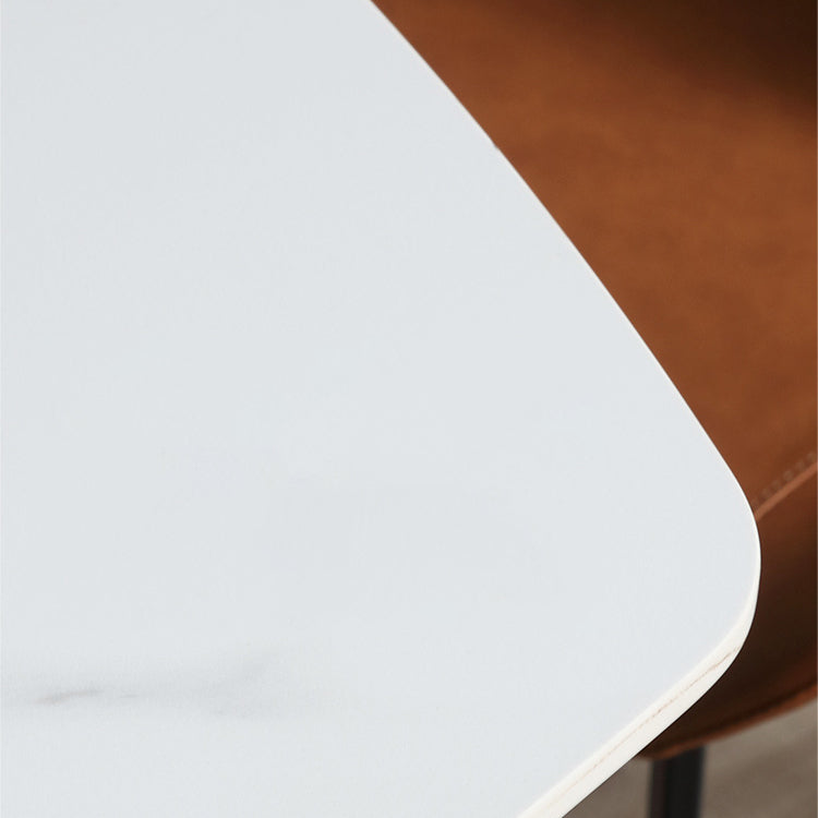 Extendable Modern Kitchen Sintered Stone Furniture Standard Height Dining Room Table Set