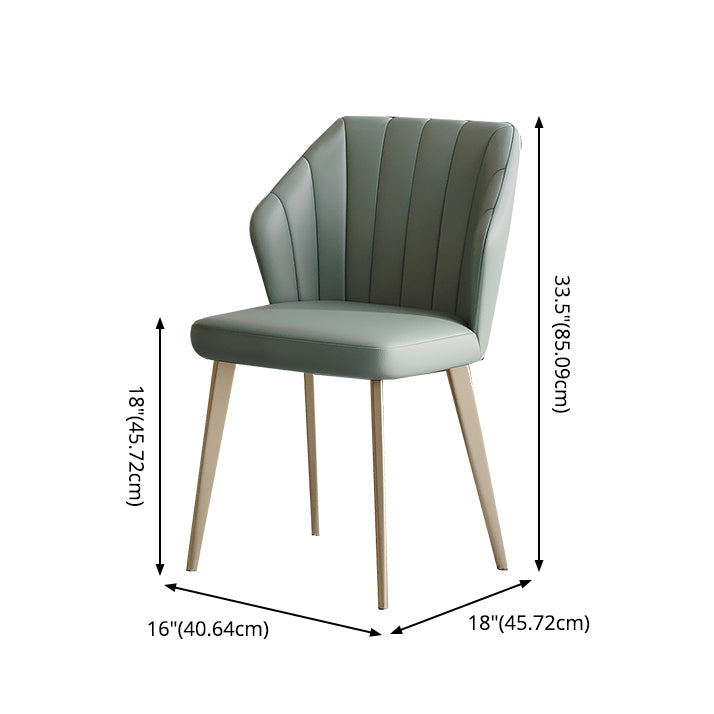 Modern Style Traditional Height Dining Set with Fixed Rectangle Shape Table and 4 Gold Legs Base