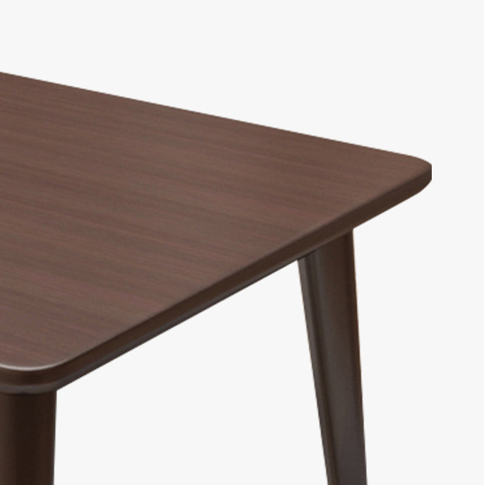 Minimalist Solid Wood Dining Set with Oak Wood Dining Table and Chairs