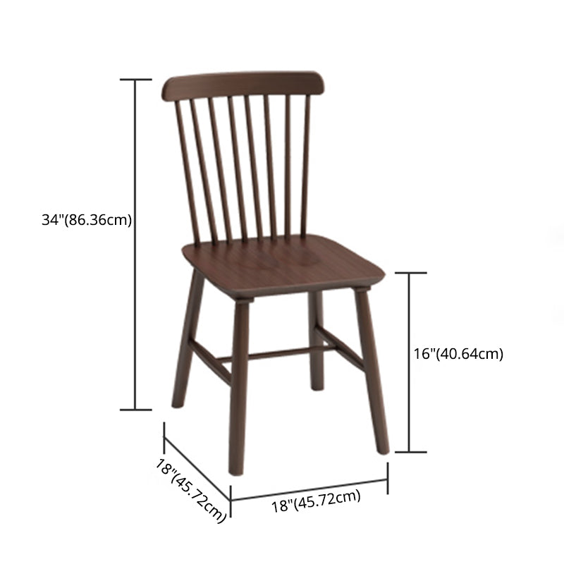 Minimalist Solid Wood Dining Set with Oak Wood Dining Table and Chairs