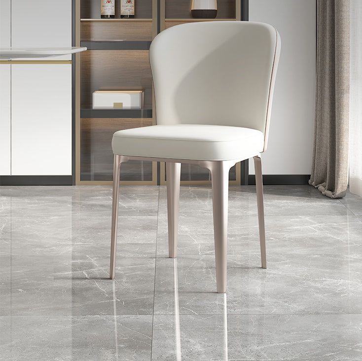 Minimalist Dining Table Sets with Rectangle Shape Table and Upholstered Chairs