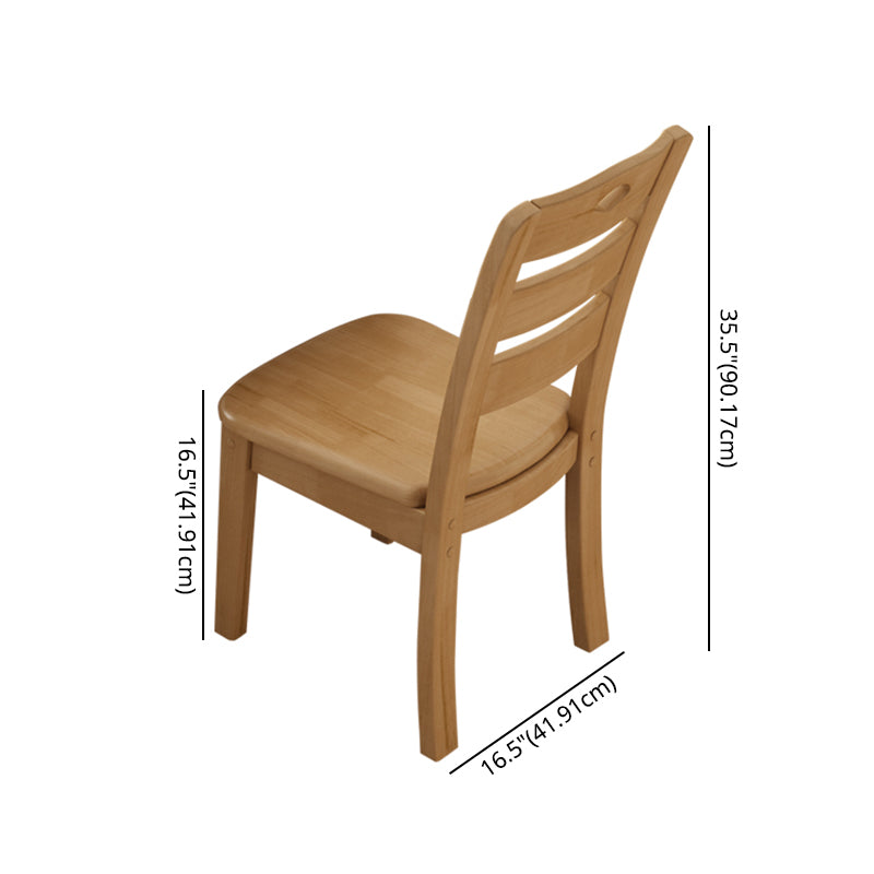 Contemporary Style Dining Room Table Set with Solid Wood Table and Chairs