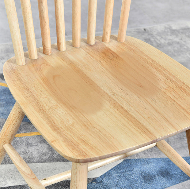 Moderne houten tafel set van 5/7 met rechthoektafel dinerset met winsorstoelen