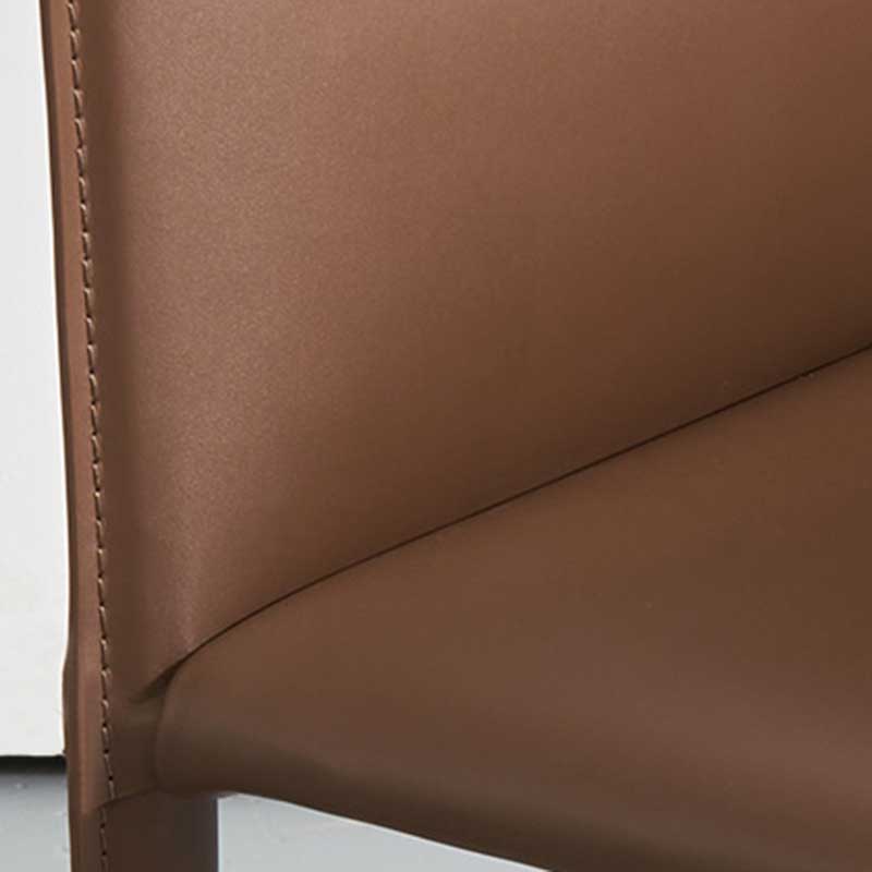 Contemporary Dining Chair 24'' Wide Arm Chair with Solid Back and 4 Metal Legs for Home Use