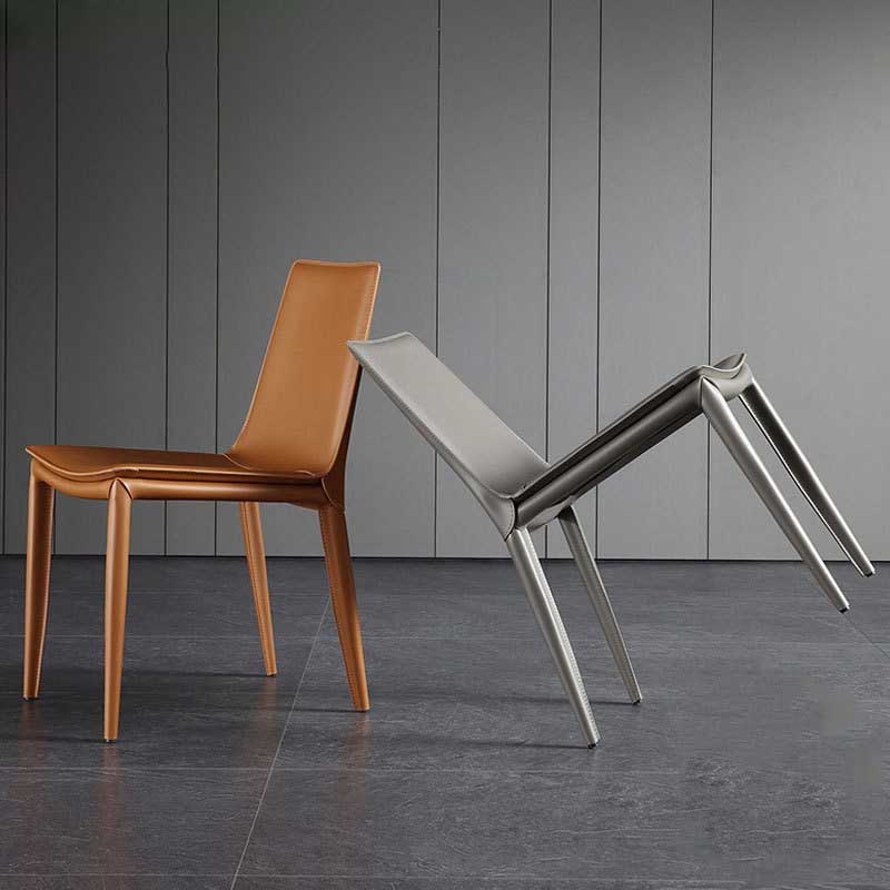 Contemporary Kitchen PU Leather Dining Side Chair Parson Dining Side Chair