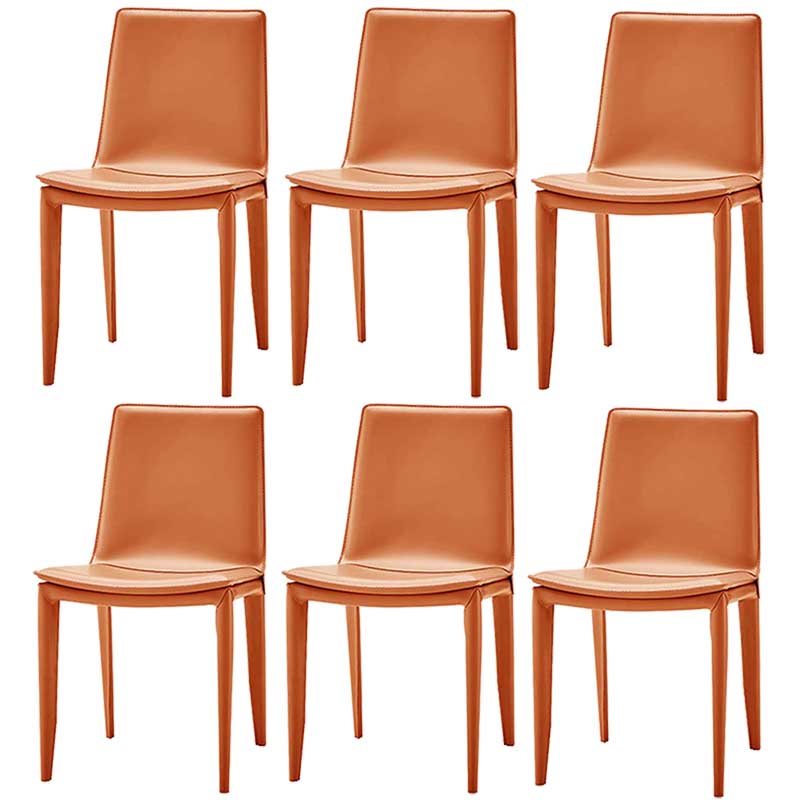 Contemporary Kitchen PU Leather Dining Side Chair Parson Dining Side Chair