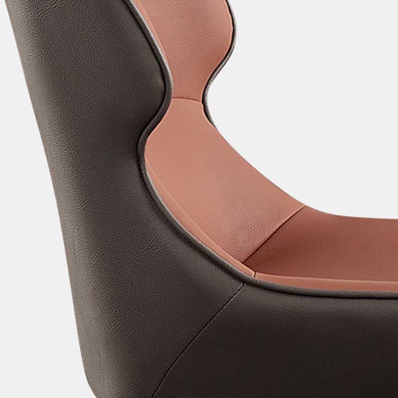 Chaise de style rembourré de style moderne chaise Parsons wingback empilable pour la maison