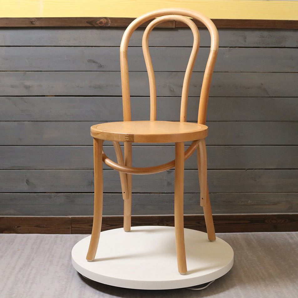 Birch Wood Contemporary Dining Room Chairs Windsor Back Side Chair Set
