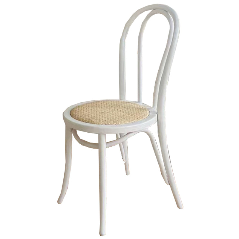 Birch Wood Contemporary Dining Room Chairs Windsor Back Side Chair Set