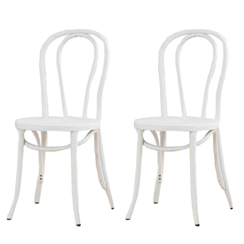 Birch Wood Contemporary Dining Room Chairs Windsor Back Side Chair Set