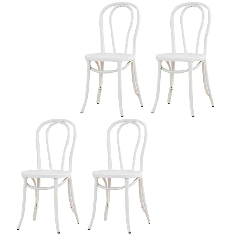 Birch Wood Contemporary Dining Room Chairs Windsor Back Side Chair Set