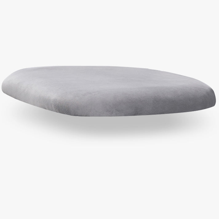 Chaise d'appoint rembourrée sans accoudoirs, chaises de salle à manger à dossier ouvert avec pieds en métal noir