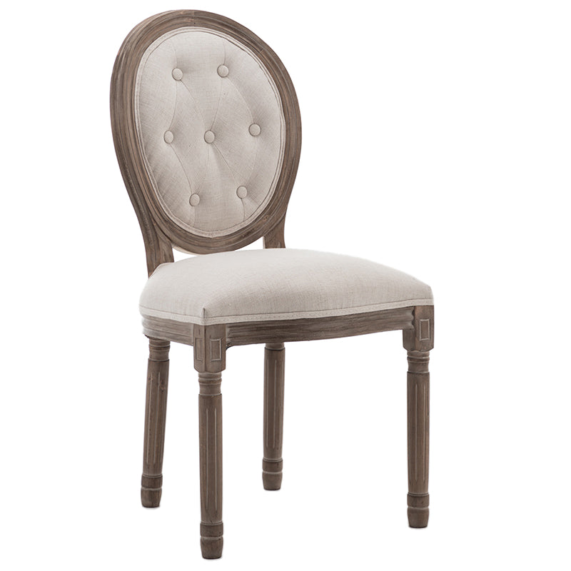 Chaise de salle à manger de style country en bois de style intérieur 20 ''