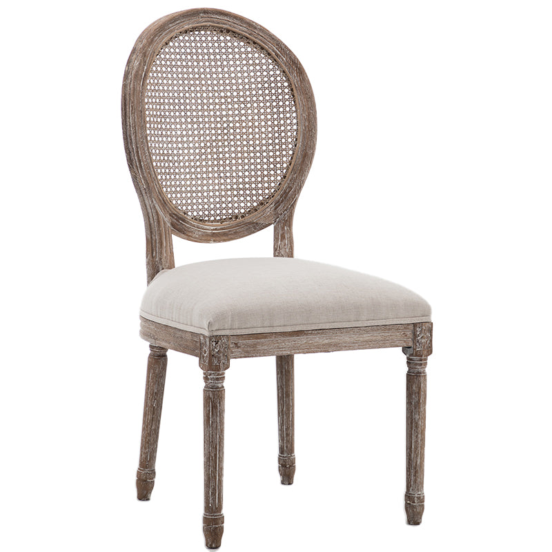 Chaise de salle à manger de style country en bois de style intérieur 20 ''