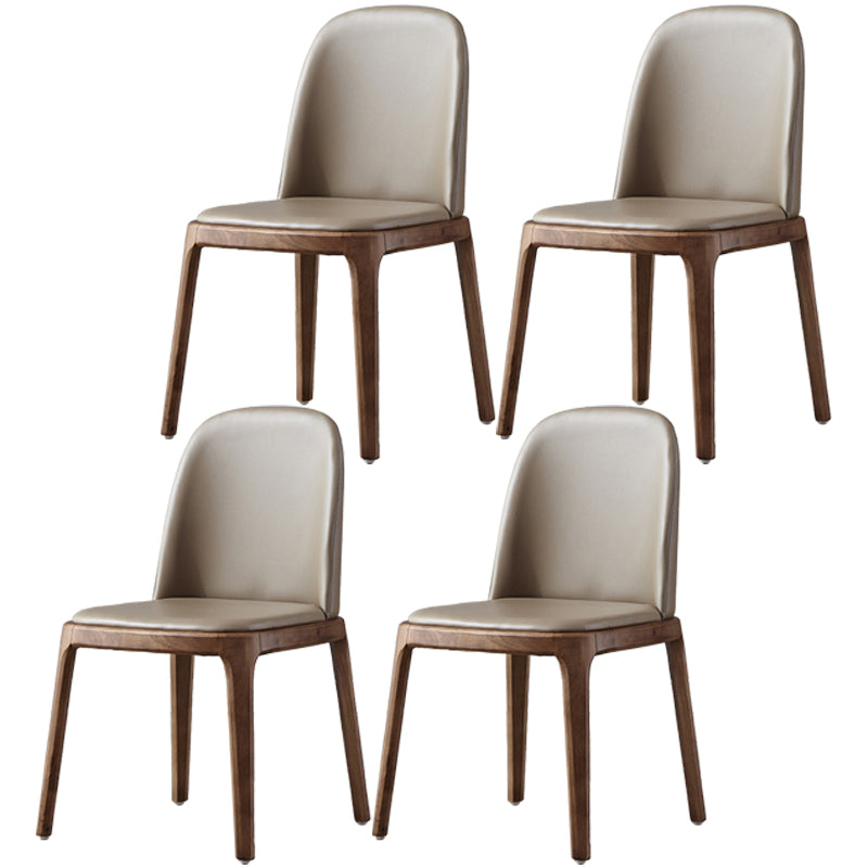 Ensemble de chaises en bois pour salle à manger et cuisine scandinave Glam, ensemble de chaises d'appoint à dossier solide