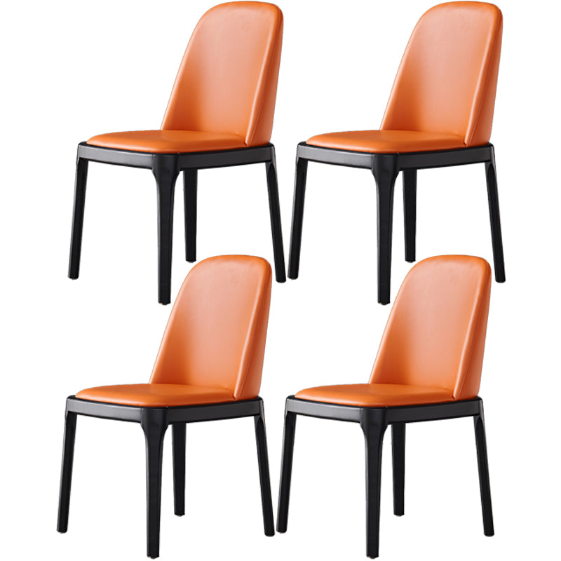 Ensemble de chaises en bois pour salle à manger et cuisine scandinave Glam, ensemble de chaises d'appoint à dossier solide