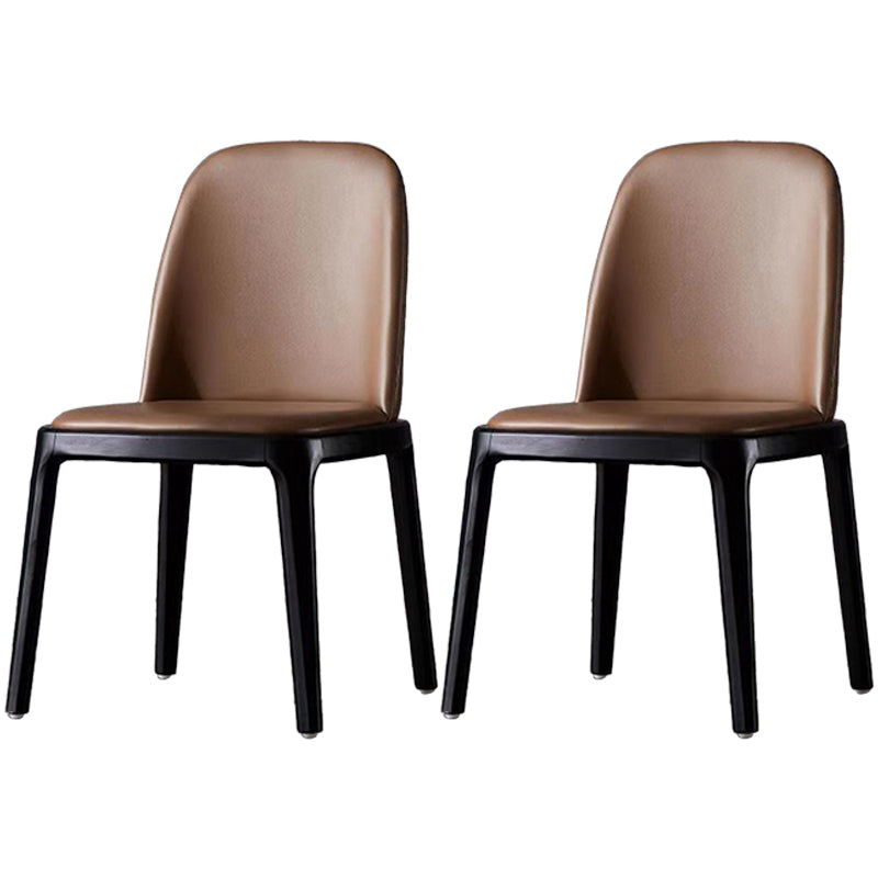 Ensemble de chaises en bois pour salle à manger et cuisine scandinave Glam, ensemble de chaises d'appoint à dossier solide