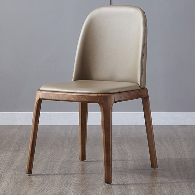 Ensemble de chaises en bois pour salle à manger et cuisine scandinave Glam, ensemble de chaises d'appoint à dossier solide