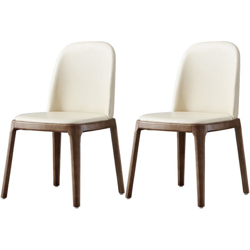 Ensemble de chaises en bois pour salle à manger et cuisine scandinave Glam, ensemble de chaises d'appoint à dossier solide