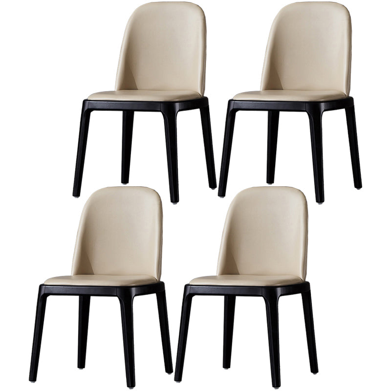 Ensemble de chaises en bois pour salle à manger et cuisine scandinave Glam, ensemble de chaises d'appoint à dossier solide