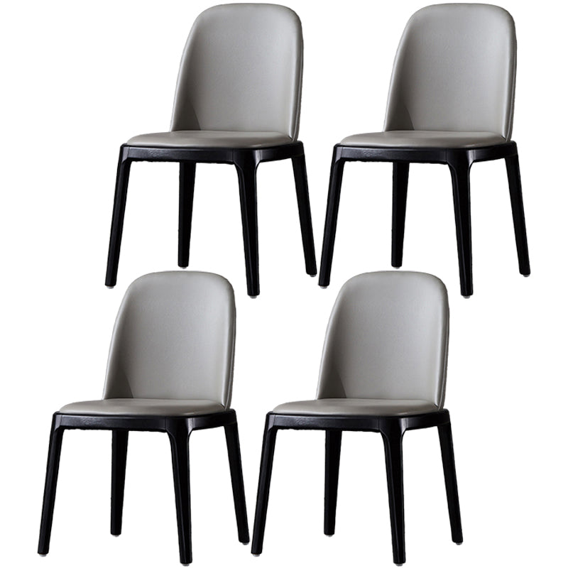 Ensemble de chaises en bois pour salle à manger et cuisine scandinave Glam, ensemble de chaises d'appoint à dossier solide