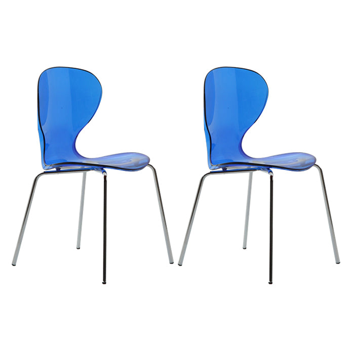 Chaise latérale arrière solide en plastique moderne 33" H dinant la chaise avec 4 jambes pour le restaurant