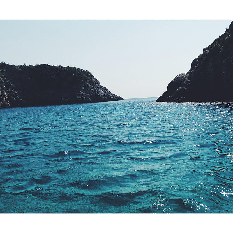 Oversized Sea Mural Wallpaper Photography Horizontal Wall Decor for Home Decoration