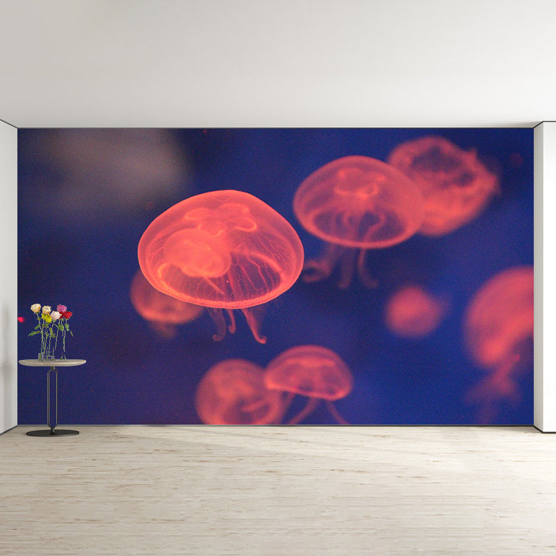 Customized Tropical Underwater World Mural Wallpaper Mildew Resistant for Wall Decor