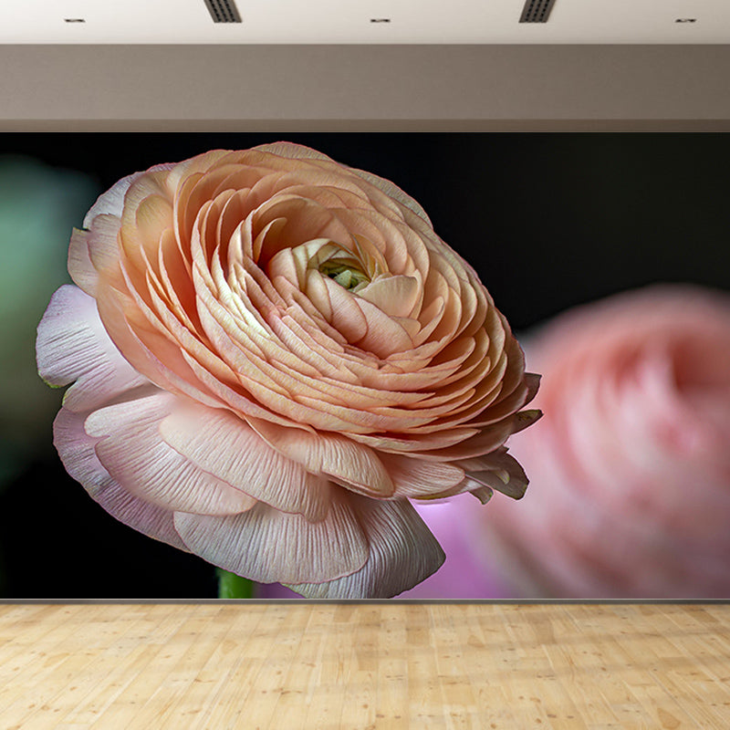 Beautiful Flower Mural Wallpaper Photography Horizontal Wall Decor for Home