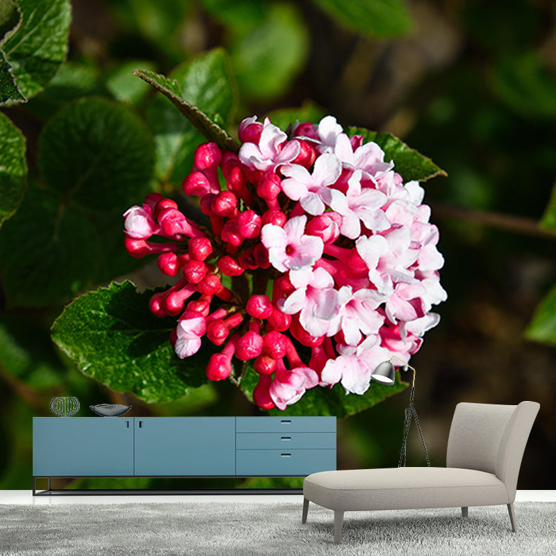 Viburnum Flower Wall Decor Mural Moisture Resistant Living Room Wall Covering